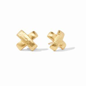 JULIE VOS Catalina X Stud Earrings